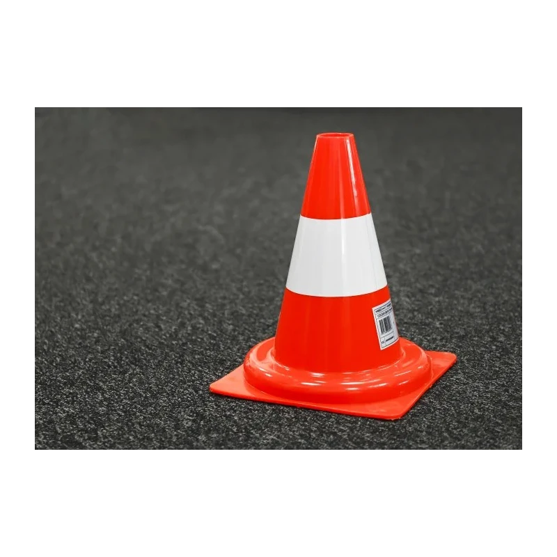 RS PRO Orange and White Polypropylene Reflective Traffic Cone 300 mm 503-681