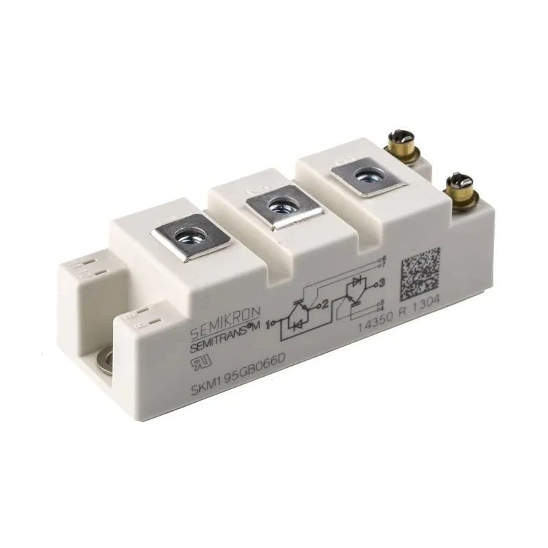 Semikron Danfoss N-Channel IGBT Module, 265 A, 600 V, 7-Pin SEMITRANS Panel Mount SKM195GB066D