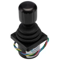 APEM 3-Axis Joystick Castle Passive IP65 Rated with 240 V AC Contact Voltage Model 