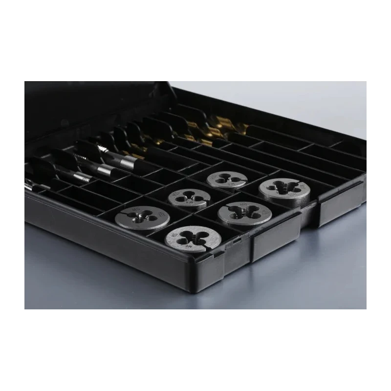 RS PRO 18 Piece HSS Tap, Die & Drill Set, Thread Size M3 to M10, ISO 529 Standard 506-4267