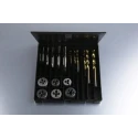 RS PRO 18 Piece HSS Tap, Die & Drill Set, Thread Size M3 to M10, ISO 529 Standard 506-4267