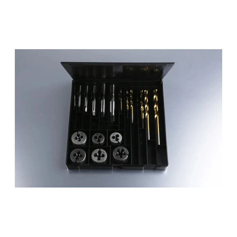 RS PRO 18 Piece HSS Tap, Die & Drill Set, Thread Size M3 to M10, ISO 529 Standard 506-4267