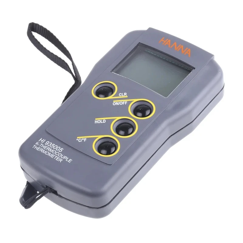 ELC Digital Thermometer Wired, K Probe, 1 Input, 1350 °C Max, ±0.2°C Accuracy HI935002