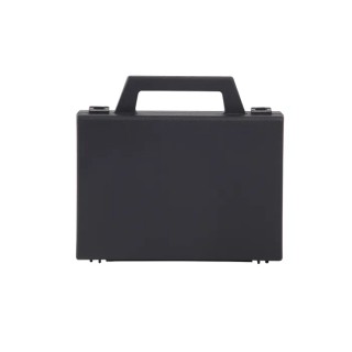 RS PRO Plastic Transit Case 141 mm x 127 mm x 31 mm, Polypropylene, Textured Finish, Black, Model 506-6689