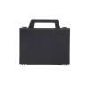 RS PRO Plastic Transit Case 141 mm x 127 mm x 31 mm, Polypropylene, Textured Finish, Black, Model 506-6689