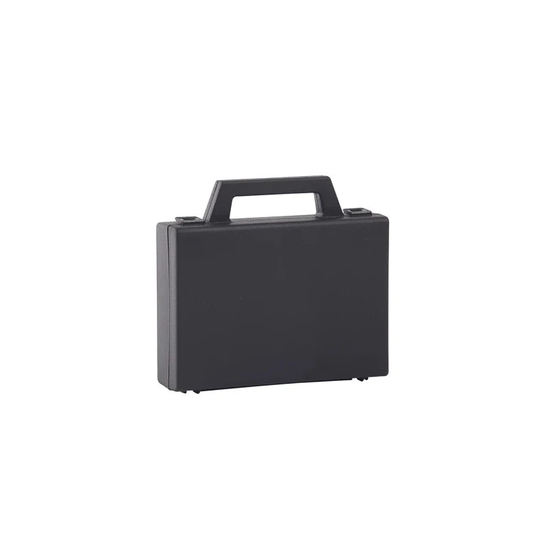 RS PRO Plastic Transit Case 141 mm x 127 mm x 31 mm, Polypropylene, Textured Finish, Black, Model 506-6689