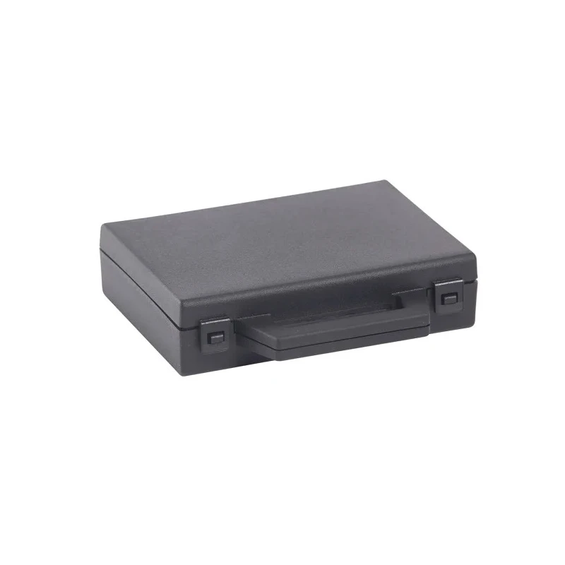 RS PRO Plastic Transit Case 141 mm x 127 mm x 31 mm, Polypropylene, Textured Finish, Black, Model 506-6689