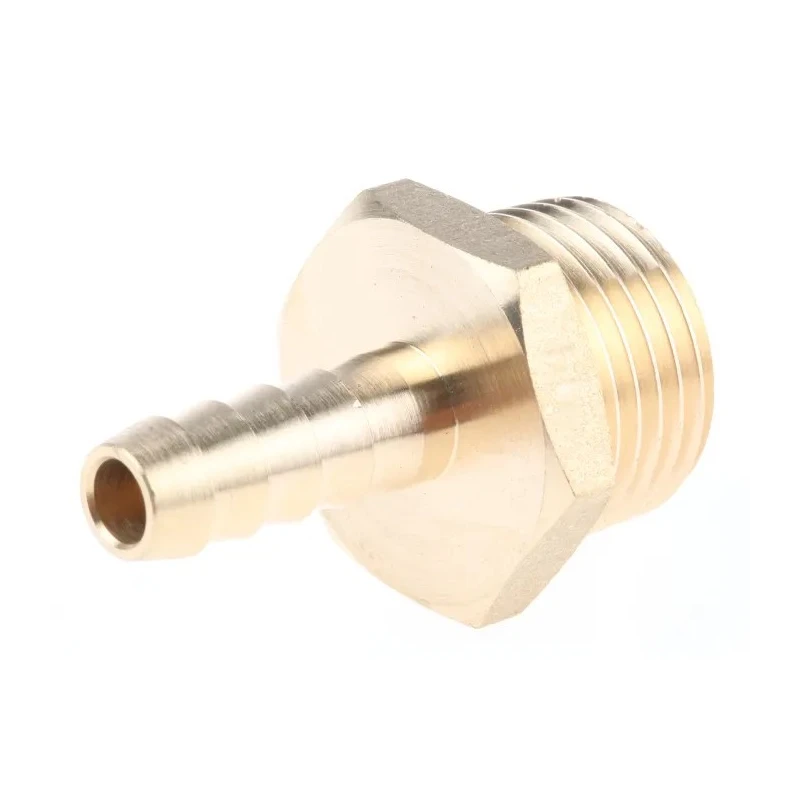 RS PRO Brass Hose Connector 7.94 mm ID, BSP 1/2 in Male Threaded, 25 bar Maximum Pressure 80°C Max Operating 506-7272