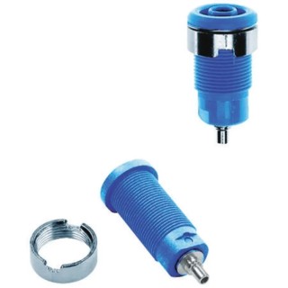 Staubli Yellow Female Banana Socket 4 mm Connector 1kV 24A Nickel Plating 49.7049-24