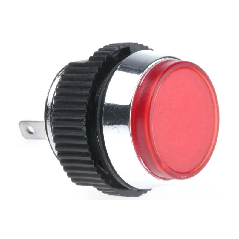 Signal Construct Red Panel Mount Indicator, 12V, 14V, 20mA, IP67, Prominent Bezel Style SKCD 16012