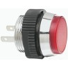 Signal Construct Red LED Panel Mount Indicator 16 mm, Tab Termination, IP67, 24-28V SKCD 16614