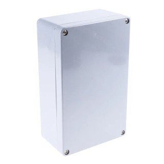 RS PRO Euronord II Polyester Enclosure Grey Lid IP67, IP66, IK08 92mm x 260mm x 160mm P 162609 ENCLOSURE