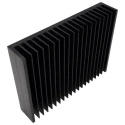 AAVID THERMALLOY Universal Rectangular Aluminium Heatsink 40 mm Height 150 mm Length 200 mm Width 0.48°C/W Thermal EM/B/150