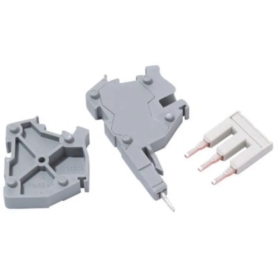 WAGO TOPJOB S 2002 Series Modular Test Connector for Use with Jumper Contact Slot 1-Pole 2002-501