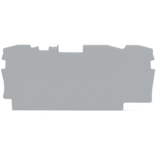 WAGO TOPJOB S 2004 Series End & Intermediate Plate for Use with 2004 Series Terminal Blocks 2004-1391