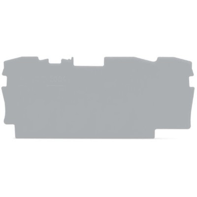 WAGO TOPJOB S 2004 Series End & Intermediate Plate for Use with 2004 Series Terminal Blocks 2004-1391
