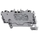 WAGO TOPJOB S 2002 Series Feed Through Terminal Block, Grey, 2.5mm² Cable CSA, 1-Level, Cage Clamp, 800V, 24A 2002-1301