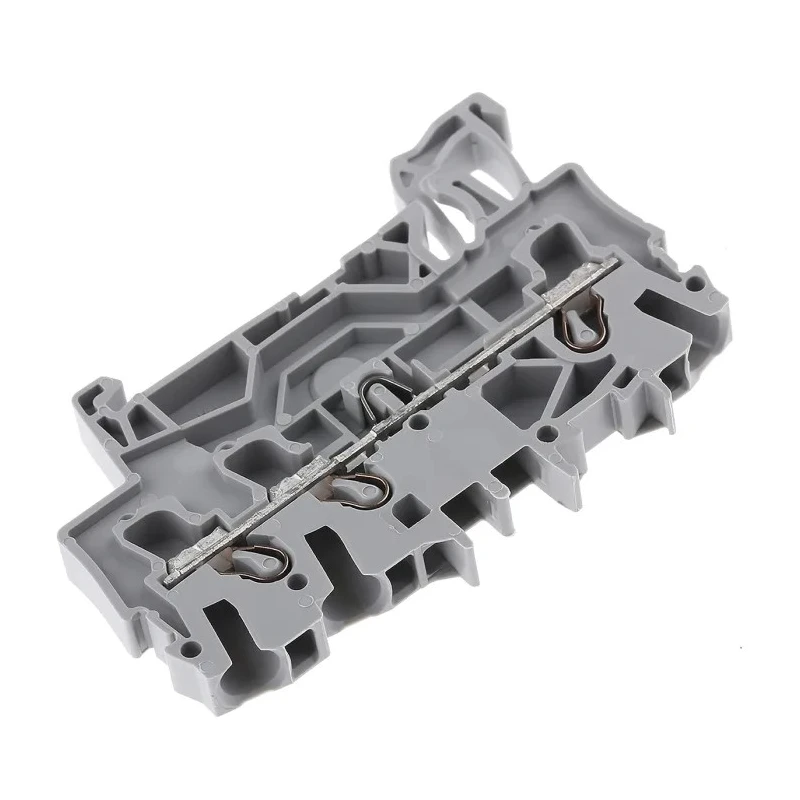 WAGO TOPJOB S 2002 Series Feed Through Terminal Block, Grey, 2.5mm² Cable CSA, 1-Level, Cage Clamp, 800V, 24A 2002-1301