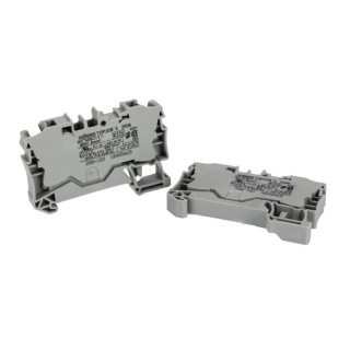 WAGO Feed Through Terminal Block Grey 6mm² 1-Level Cage Clamp IECEx/ATEX 2006-1201