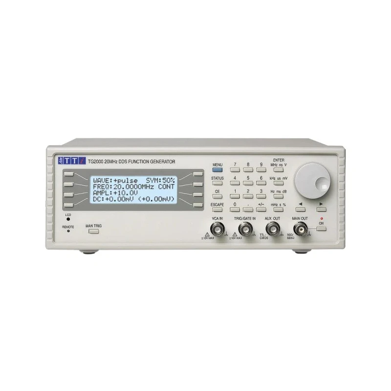 Aim-TTi High-Precision Function Generator 1 MHz to 20 MHz Frequency Range, FM Modulation, Variable Sweep TG2000