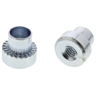 Hank Passivated Zinc Plated Metric Steel Rivet Bush 5 mm Diameter 3.5 mm x 2.2 mm 505-218