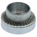 Hank Passivated Zinc Plated M4 Steel Rivet Bush 9.5mm Diameter 6.75mm x 3.2mm 505-230