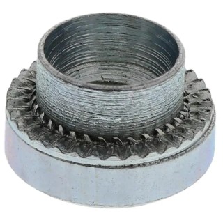 Hank Passivated Zinc Plated M4 Steel Rivet Bush 9.5mm Diameter 6.75mm x 3.2mm 505-230