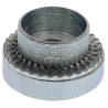 Hank Passivated Zinc Plated M4 Steel Rivet Bush 9.5mm Diameter 6.75mm x 3.2mm 505-230