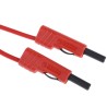 Hirschmann Test & Measurement Connector Test Lead 16A, 30 V AC, 60 V DC, Red, 1 m Lead Length 973646101