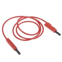 Hirschmann Test & Measurement Connector Test Lead 16A, 30 V AC, 60 V DC, Red, 1 m Lead Length 973646101