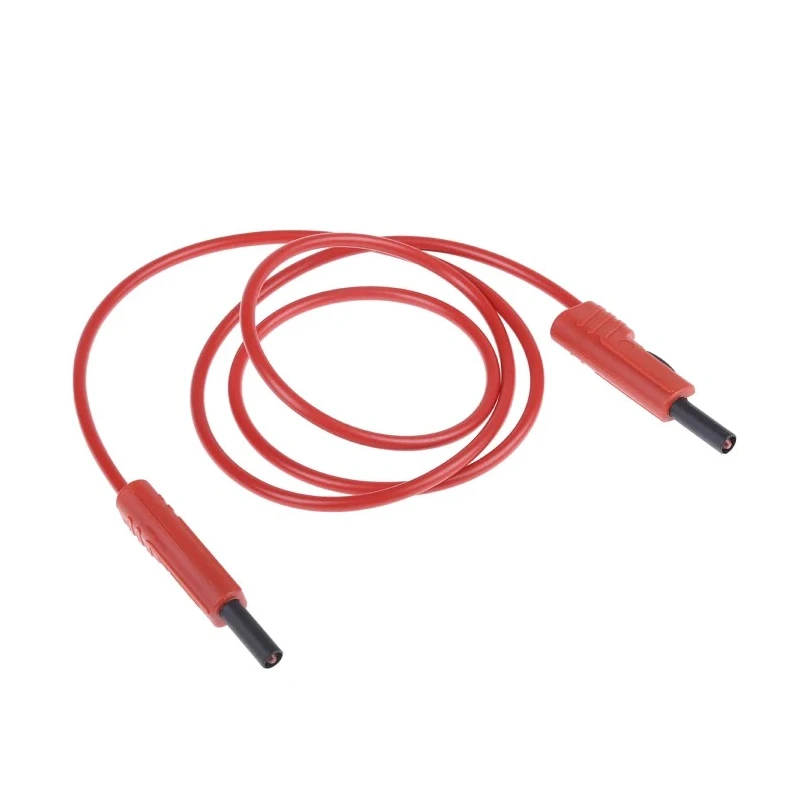 Hirschmann Test & Measurement Connector Test Lead 16A, 30 V AC, 60 V DC, Red, 1 m Lead Length 973646101