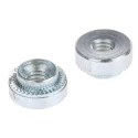 Hank Passivated Zinc Plated M5 Steel Rivet Bush 11.1 mm Diameter 7.95 mm x 3.8 mm 505-347