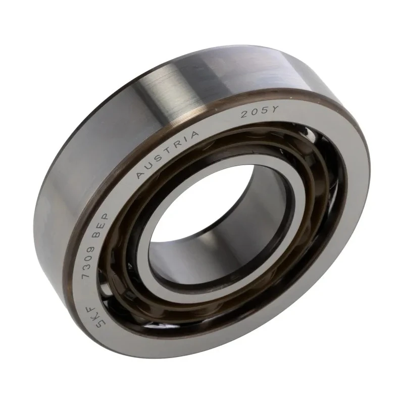 SKF Single Row Angular Contact Ball Bearing 45 mm Inside Diameter 100 mm Outside Diameter 25 mm Race Width 7309 BEP