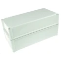 Fibox SOLID PC Series Polycarbonate Enclosure Grey Lid, IP66 IP67 IK08 IK09 180 mm x 378 mm x 188 mm PC 3819 18 G ENCLOSURE