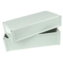 Fibox SOLID PC Series Polycarbonate Enclosure Grey Lid, IP66 IP67 IK08 IK09 180 mm x 378 mm x 188 mm PC 3819 18 G ENCLOSURE