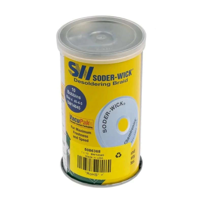 Chemtronics 1.5 m Lead Free De-Soldering Braid, Width 2.8mm SW14045