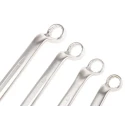 Bahco 8-Piece Ring Spanner Set 6 x 7 To 20 x 22 mm Alloy Steel Nickel Chrome Plated 2M/8T