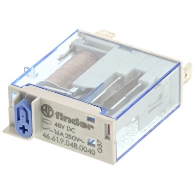 Finder Power Relay 48V DC Coil 25A Switching Current SPDT 46.61.9.048.0040