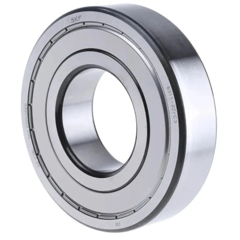 SKF Single Row Deep Groove Ball Bearing 55 mm ID 120 mm OD 29 mm Width Shielded Sheet Metal Cage Steel Balls C3 6311-2Z/C3