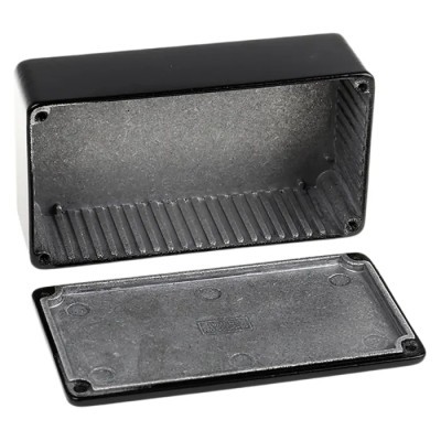 CAMDENBOSS 5000 Series Black Black Lid Die Cast Aluminium Enclosure IP54, 40 mm x 120 mm x 66 mm RTM5004/14-BLK
