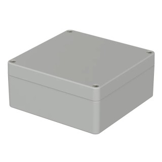 Bopla Flanged Euromas Series ABS General Purpose Enclosure Grey Lid IP65 55mm x 122mm x 120mm 03217000