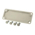 Fibox Polycarbonate Gland Plate for Use with EK Enclosure 217 mm x 85 mm MB 10546 GB SET