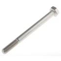 RS PRO Plain Stainless Steel Hex Bolt M8 x 90 mm 304 Grade DIN 931 508-0972