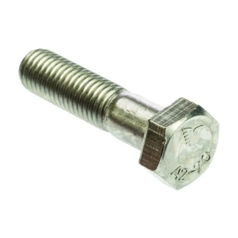 RS PRO Plain Stainless Steel Hex Bolt M8 x 90 mm 304 Grade DIN 931 508-0972
