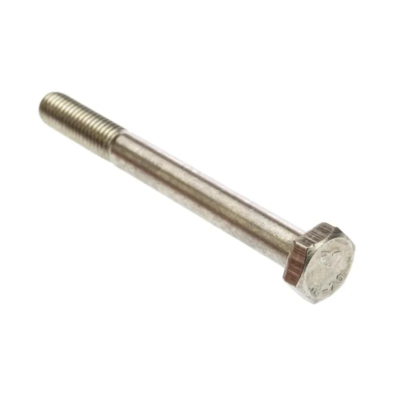 RS PRO Plain Stainless Steel Hex Bolt M10 x 100 mm Grade 304 DIN 931 508-1076