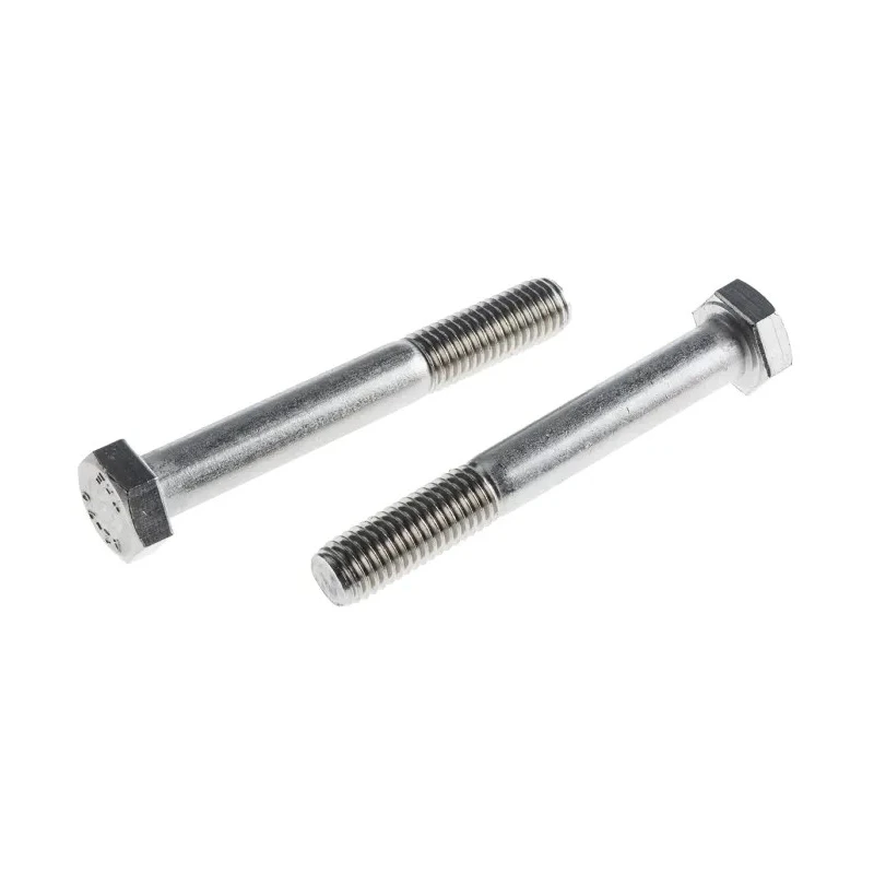 RS PRO Plain Stainless Steel Hex Bolt M12 x 90 mm Grade 304 DIN 931 508-1149