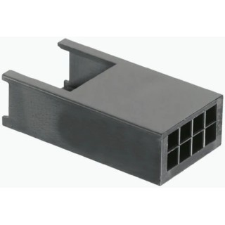 TE Connectivity AMPMODU MOD II Female Connector Housing 2.54 mm Pitch 8 Way 1 Row Straight 280631
