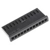TE Connectivity AMPMODU MOD II Female Connector Housing 2.54 mm Pitch 12 Way 1 Row Straight 280514