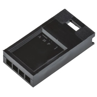 TE Connectivity AMPMODU MOD II Female Connector Housing 2.54 mm Pitch 4 Way 1 Row Straight 280629