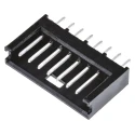 TE Connectivity AMPMODU MOD II Series Straight Through Hole PCB Header, 8 Contacts, 2.54 mm Pitch, 1 Row, Shrouded 280373-1